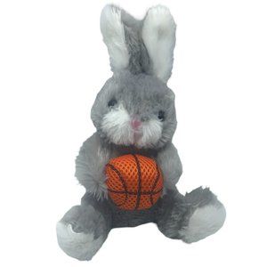 Dan Dee Collector's Choice Bunny Rabbit Plush Stuffed Animal Basketball 9" Sit